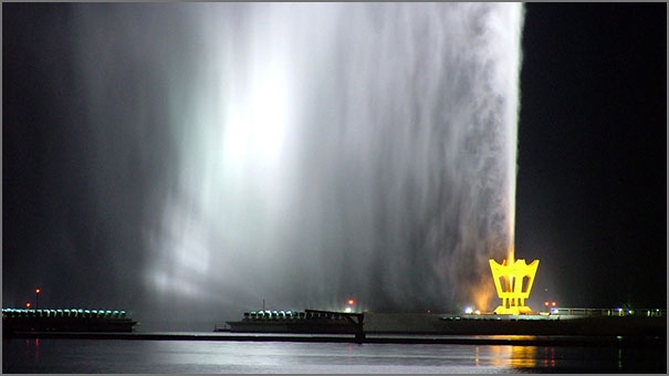 شكل نافورة جدة