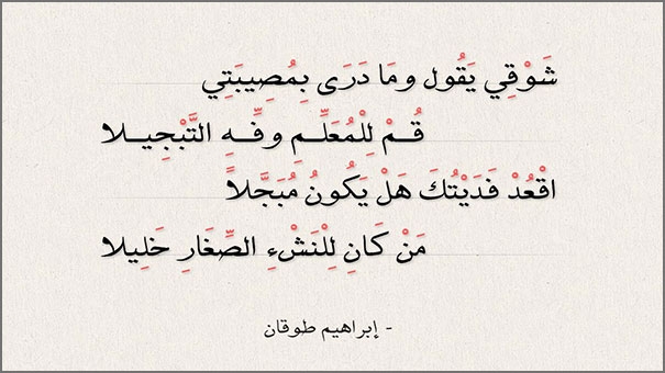  شوقي يقول وما درى بمصيبتي