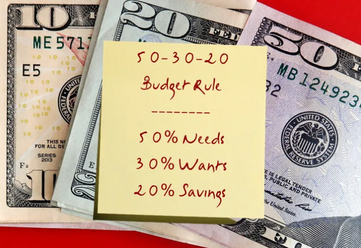 طريقة 50/30/20 لتقسيم الراتب الشهري