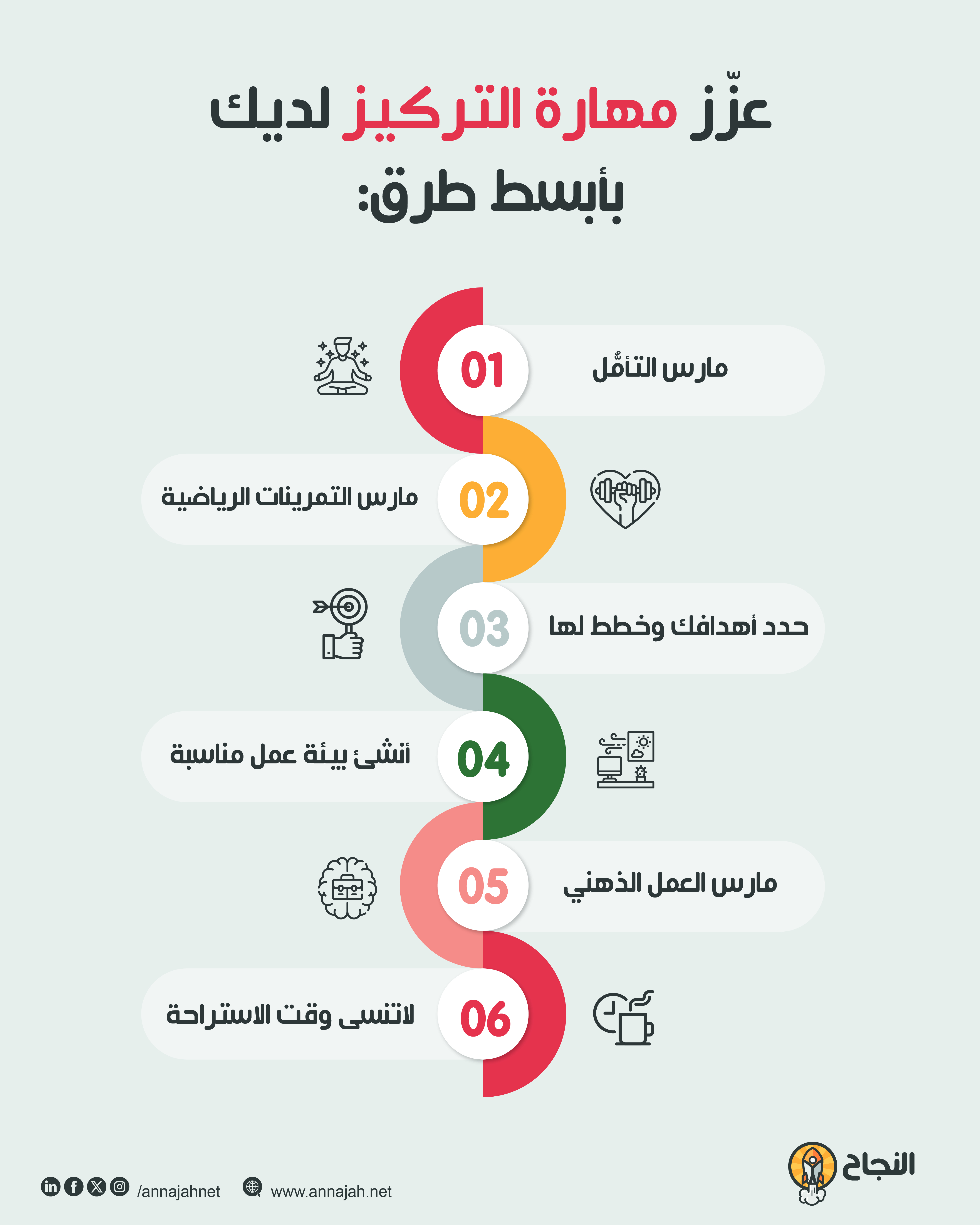 عزّز مهارة التركيز لديك بأبسط طرق