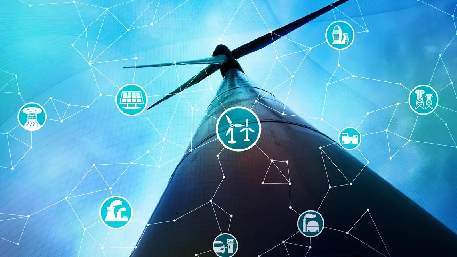 مروحة هوائية لتوليد الطاقة مرتبطة بالذكاء الاصطناعي 