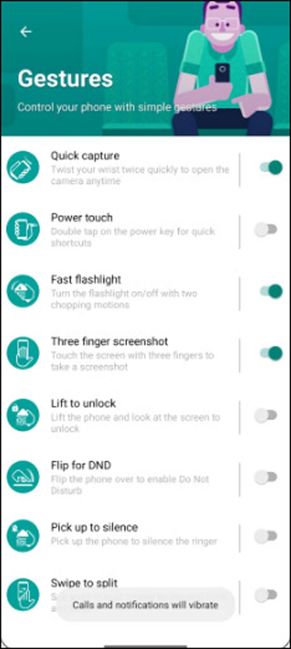 كيفية أخذ لقطة شاشة على هاتف موتورولا