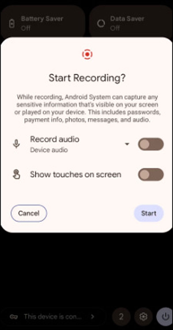 كيفية اخذ سكرين طويل لكامل الشاشة على Android