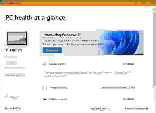 كيفية استخدام أداة PC Health Check