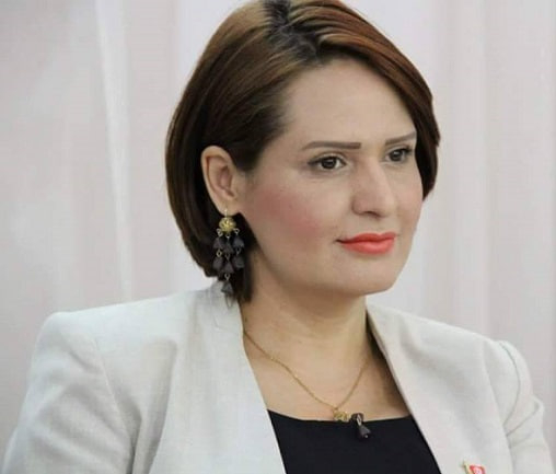 مجدولين الشارني وزيرة الشؤون والرياضة التونسية مجدولين الشارني