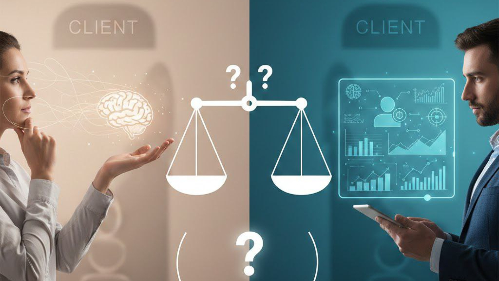 مقارنة بين التحليلات الحدسية والقائمة على البيانات مقارنة بين التحليلات الحدسية والقائمة على البيانات