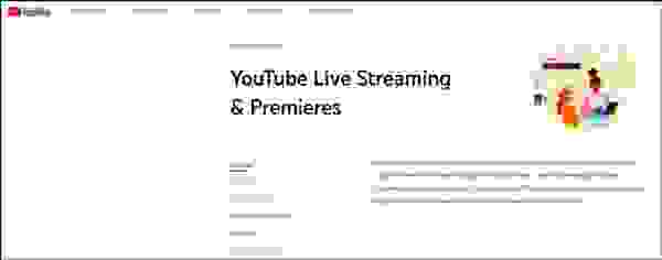 منصة YouTube Live