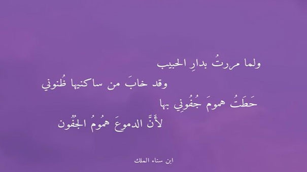 ولما مررت بدار الحبيب