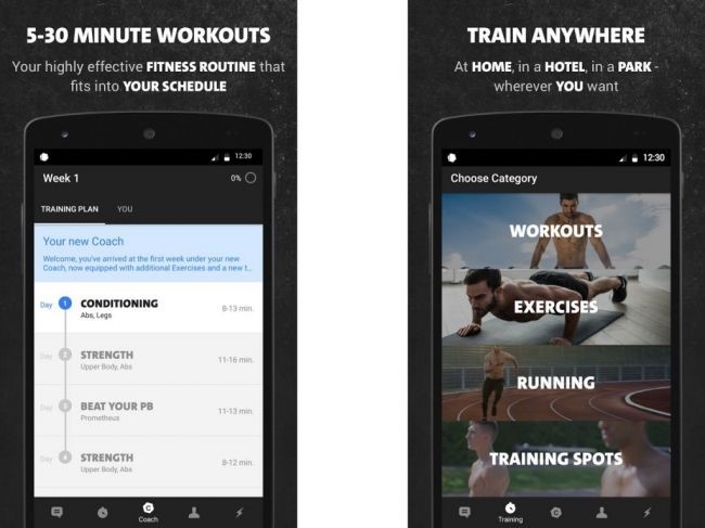 تطبيق (Freeletics)