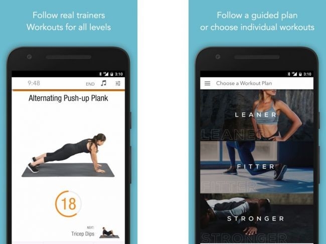 تطبيق (Sworkit)