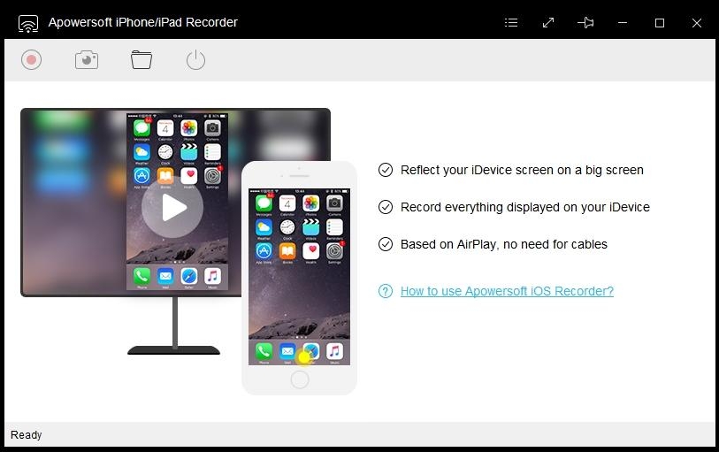 برنامج Apowersoft's iPhone / iPad Recorder