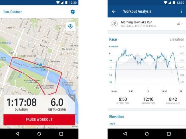تطبيق Map My Fitness