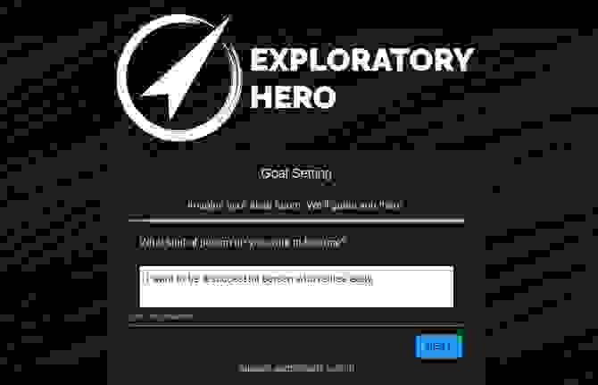 Exploratory Hero (تطبيق ويب)