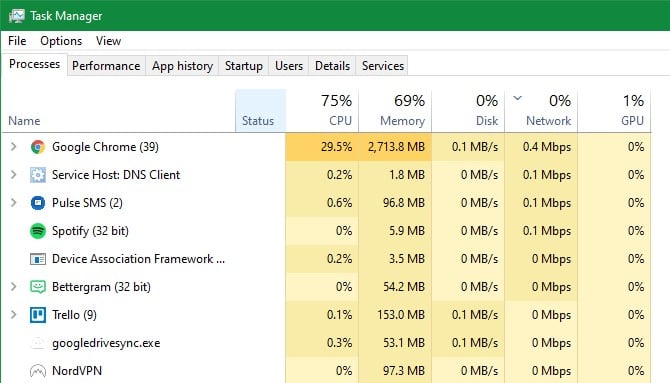 إغلاق تطبيقات المستهلكة للشبكة Network-Heavy Apps