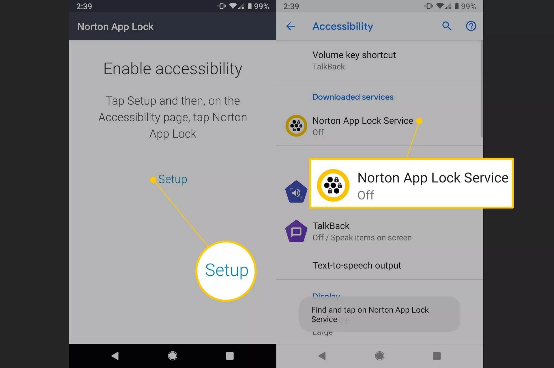 كيفية تعيين كلمة المرور للتطبيقات باستخدام تطبيق Norton App Lock في أندرويد