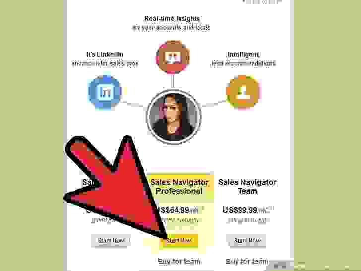 ضع في اعتبارك الاشتراك المدفوع للحصول على حساب محترف المبيعات (Sales Navigator Professional)
