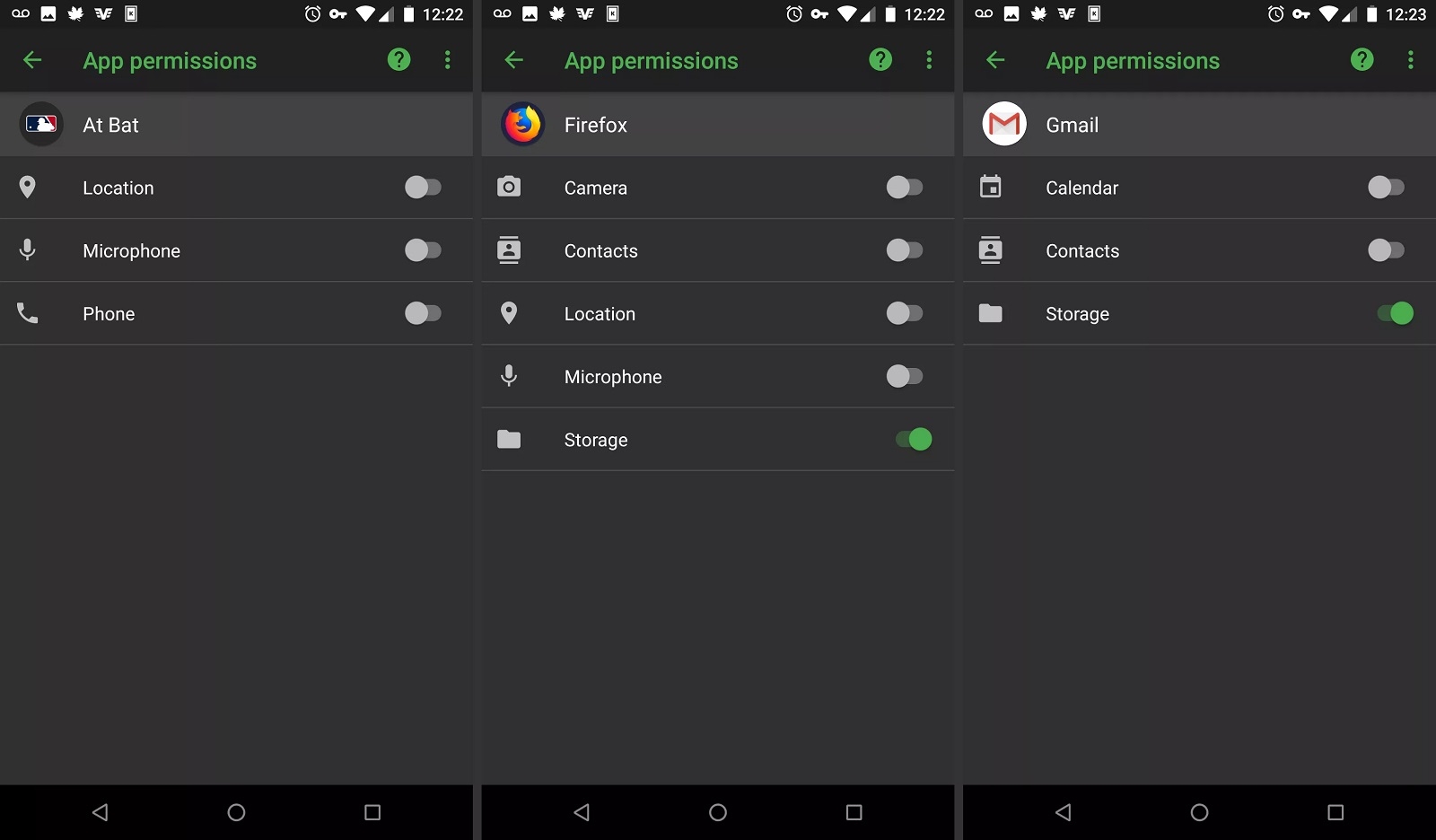 التحقق من أذونات تطبيقاتك