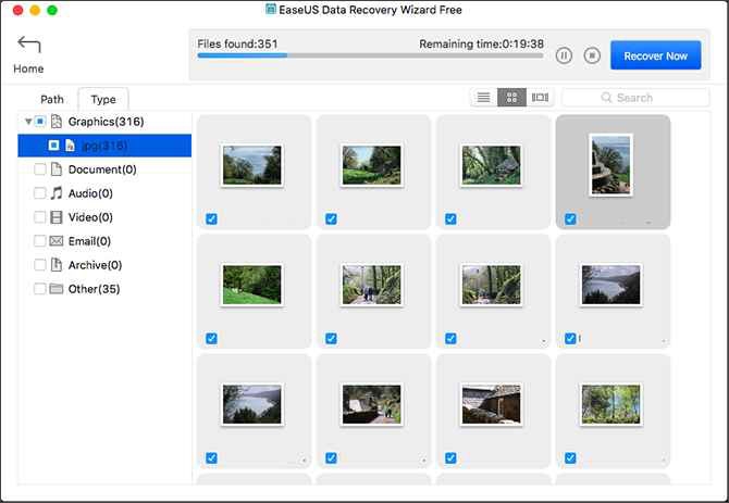 استعادة الصور المحذوفة باستخدام برنامج EaseUS Data Recovery