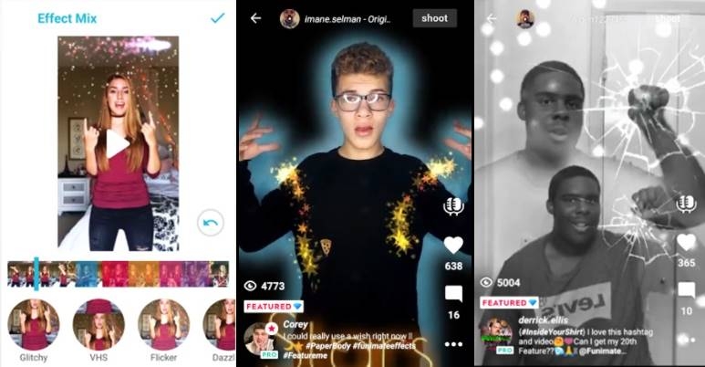 تطبيق محرر الفيديو (Funimate)