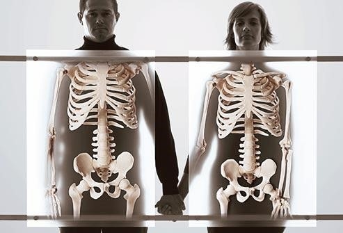 العظام تحت الجلد