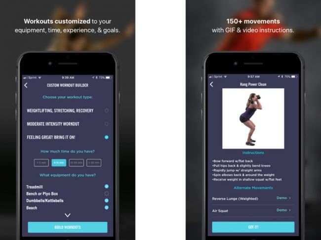 تطبيق (Kineticoach)