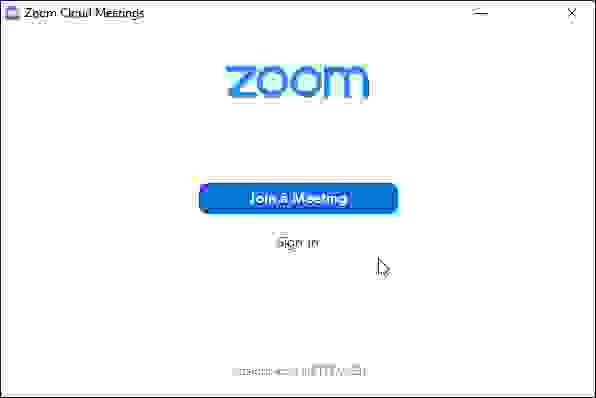 فتح تطبيق زوم على جهاز الكمبيوتر